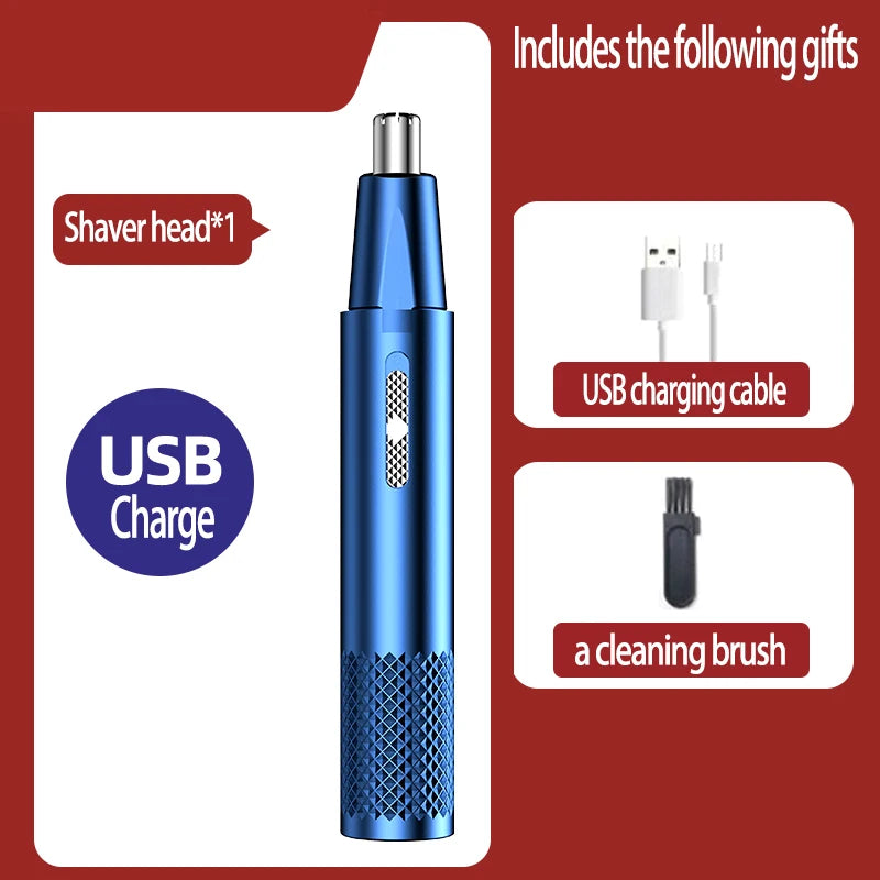 Nose Hair Trimmer USB Charging New High Quality Electric Portable Men/Women Mini Nose Hair Trimmer