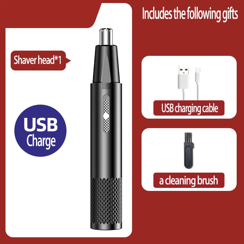 Nose Hair Trimmer USB Charging New High Quality Electric Portable Men/Women Mini Nose Hair Trimmer